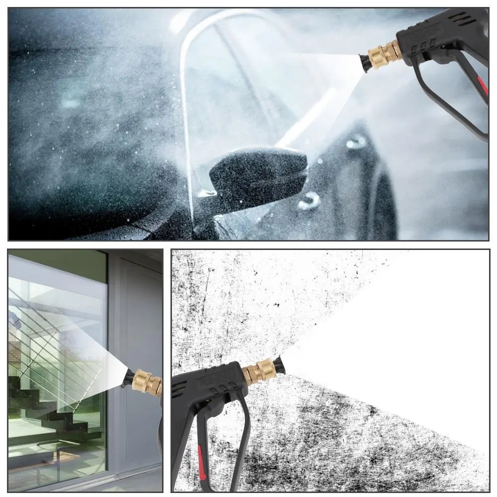 High Pressure Water Tool & Adapter Accessories, 1 Count High Pressure Water Tool with 5 Quick Connect 4000PSI Nozzle Kit & Nozzle for Karcher/Nilfisk Quick Connect Nozzles