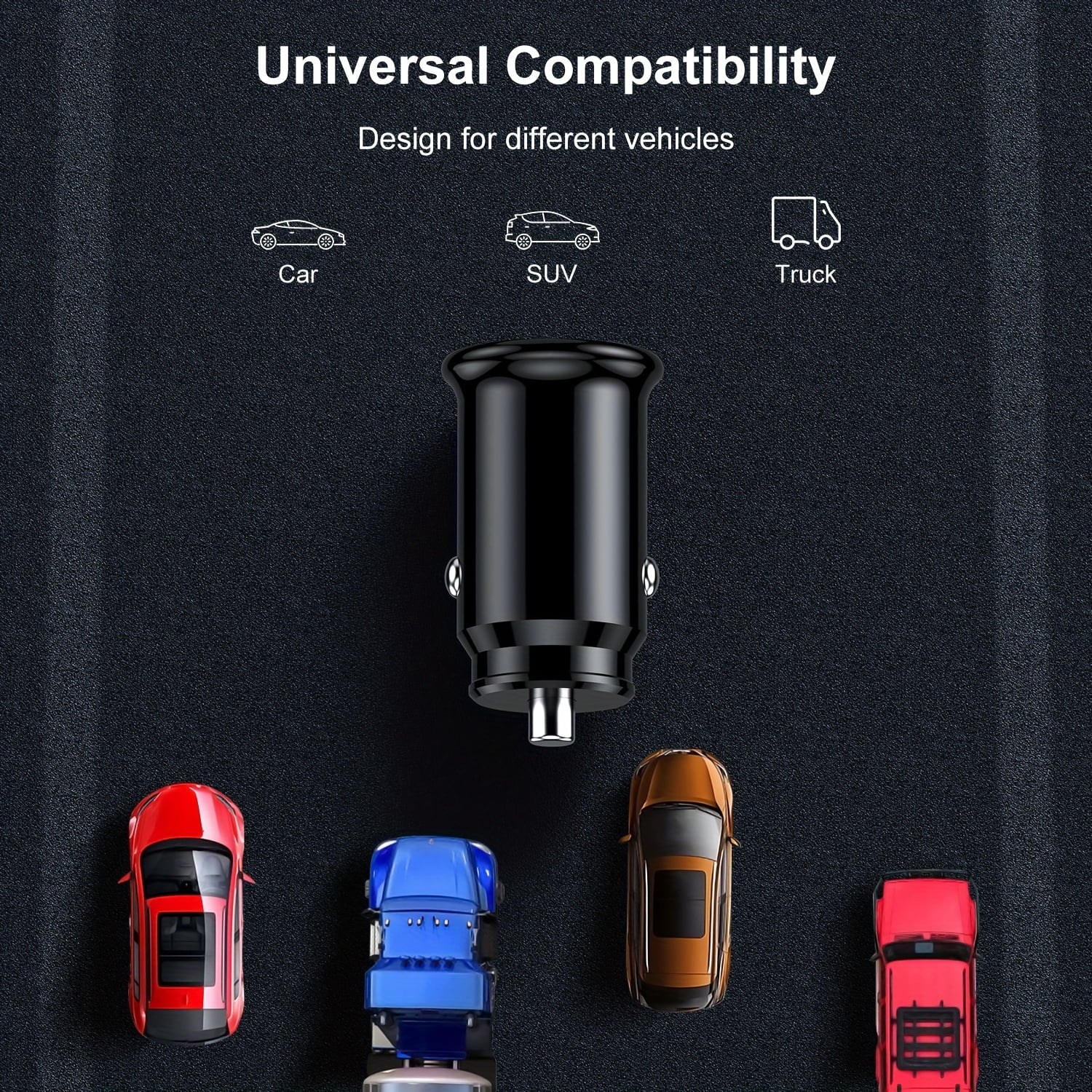 Fast Car Charger,Car Charger,With 2 Pack Cable，Compatible with Iphone Charger，For Iphone 14,Iphone 13,Iphone 12，Iphone 11
