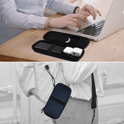 Hard Drive Carrying Case  Power Bank Case Compatible with Anker Power Core 26800Mah/Powercore 26800Mah, Ravpower, Miady 10000Mah, Seagate 1TB/2TB, Sandisk 500GB/1TB/2TB, Lanluk Portable Charger
