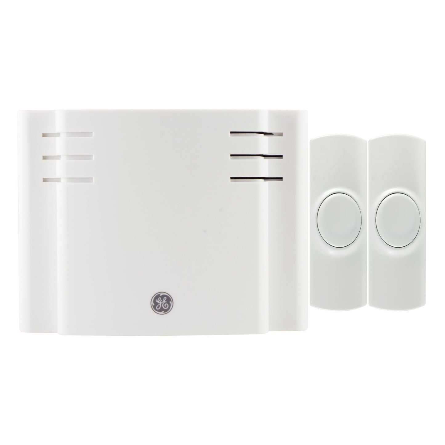 Wireless Doorbell Kit, 8 Chime Melodies, 1 Receiver, 2 Push Buttons, Battery-Operated, 19297