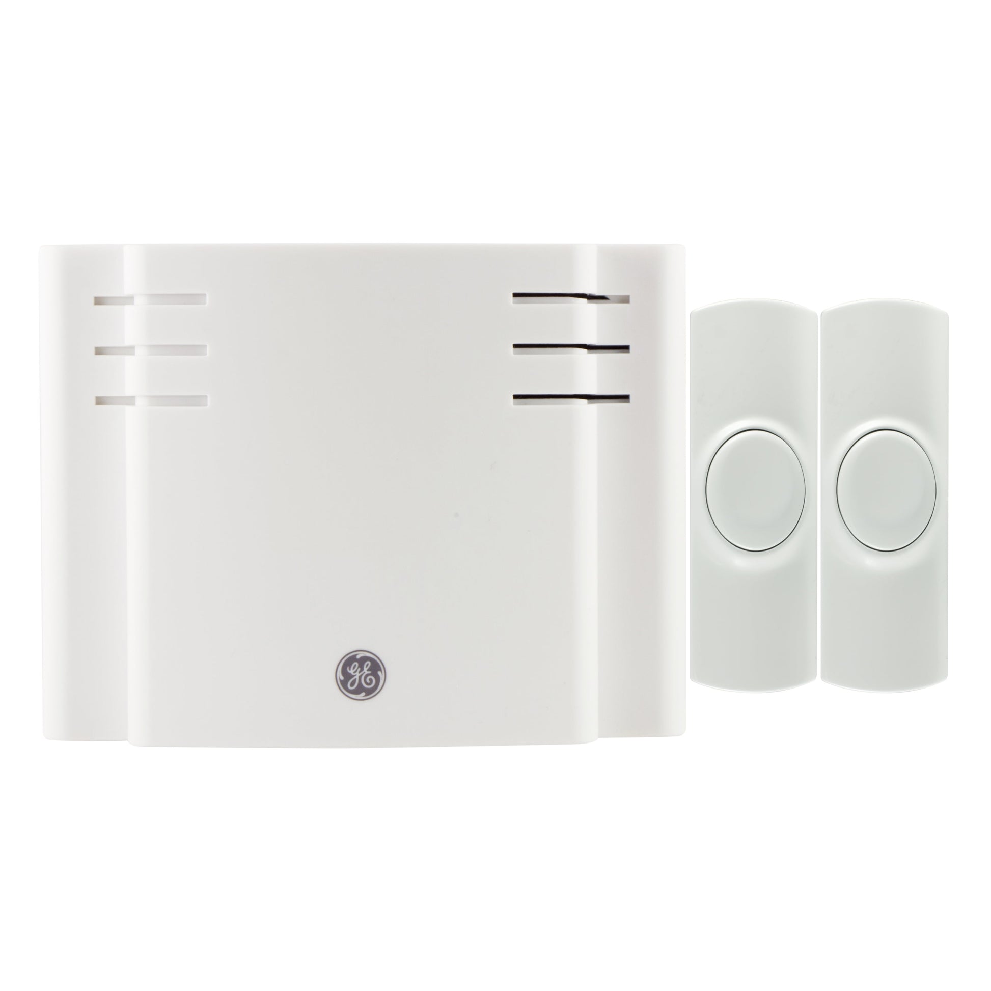 Wireless Doorbell Kit, 8 Chime Melodies, 1 Receiver, 2 Push Buttons, Battery-Operated, 19297