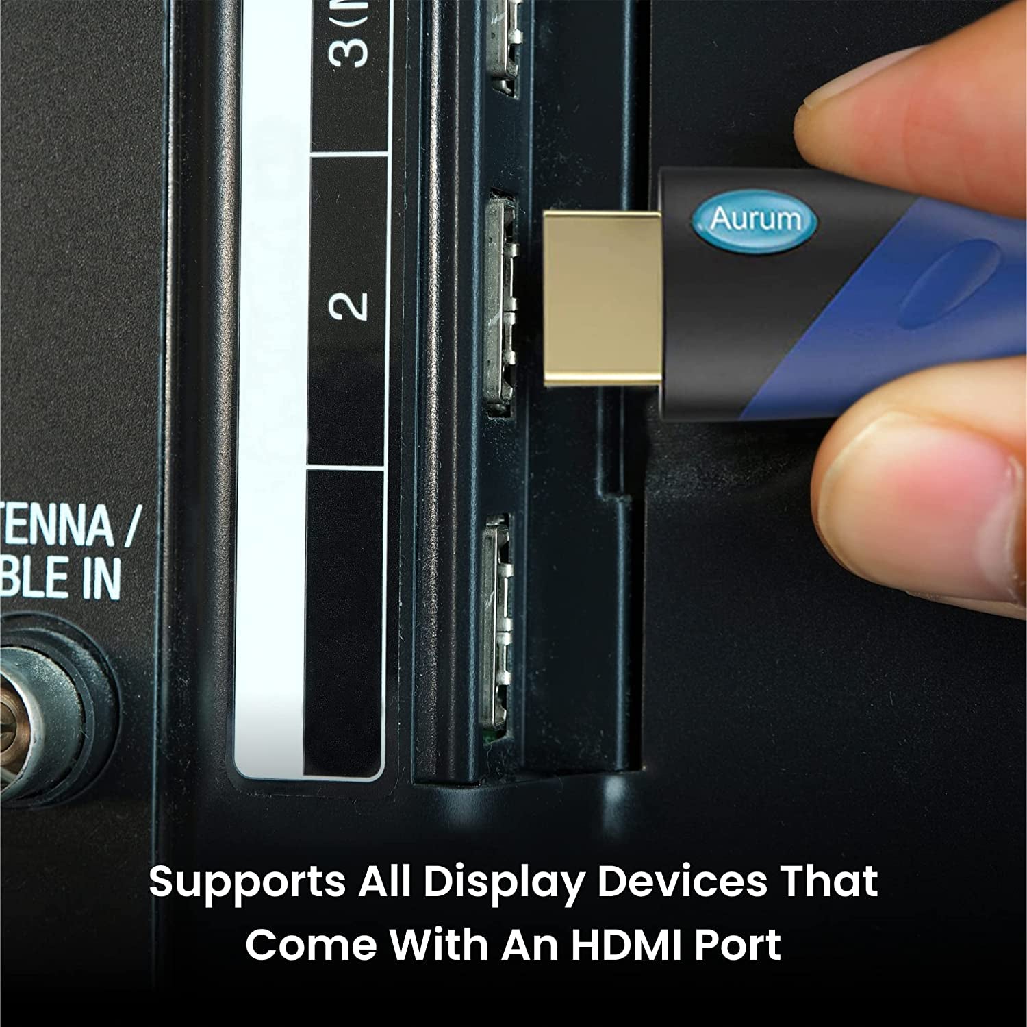 20Ft HDMI Cable 4K@60Hz Ultra HD, High Speed with Ethernet HDMI Cable Braided Nylon & Gold Connectors, ARC, CL3 Rated - Compatible with TV, PC, Monitor, Laptops, PS3, PS5, PS4