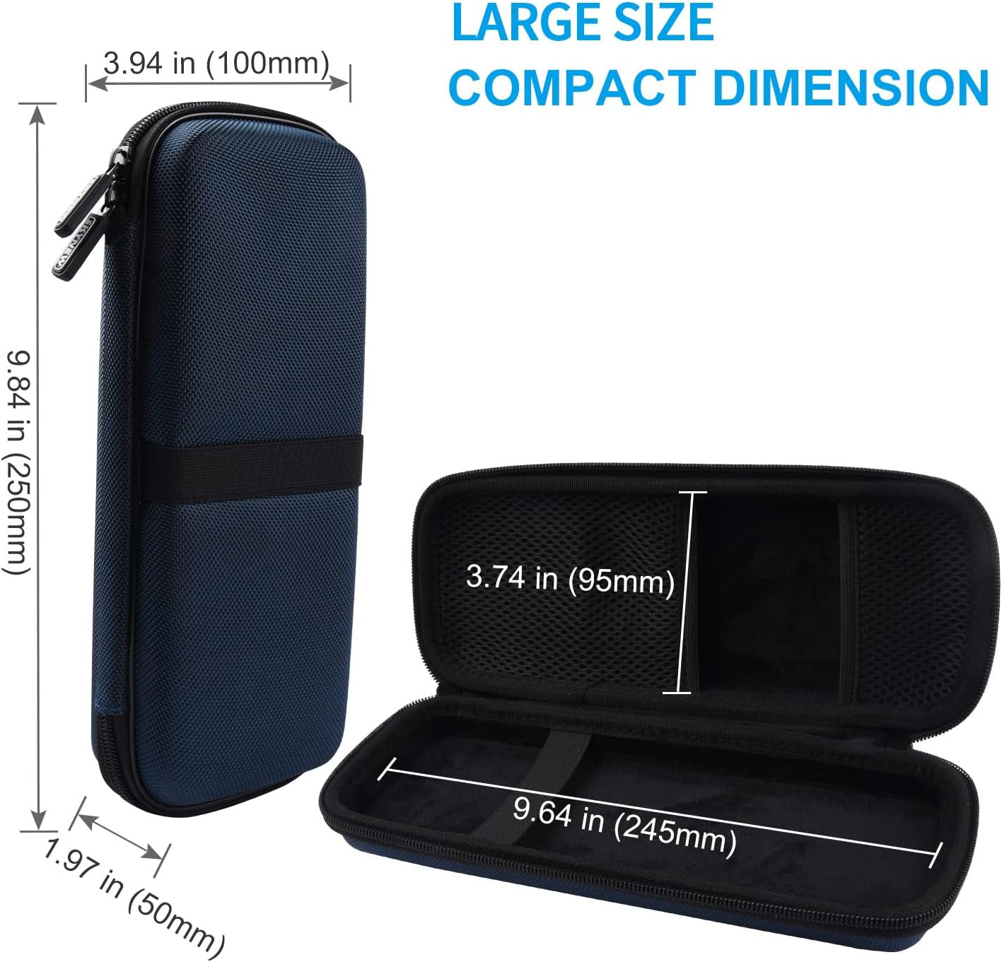 Hard Drive Carrying Case  Power Bank Case Compatible with Anker Power Core 26800Mah/Powercore 26800Mah, Ravpower, Miady 10000Mah, Seagate 1TB/2TB, Sandisk 500GB/1TB/2TB, Lanluk Portable Charger