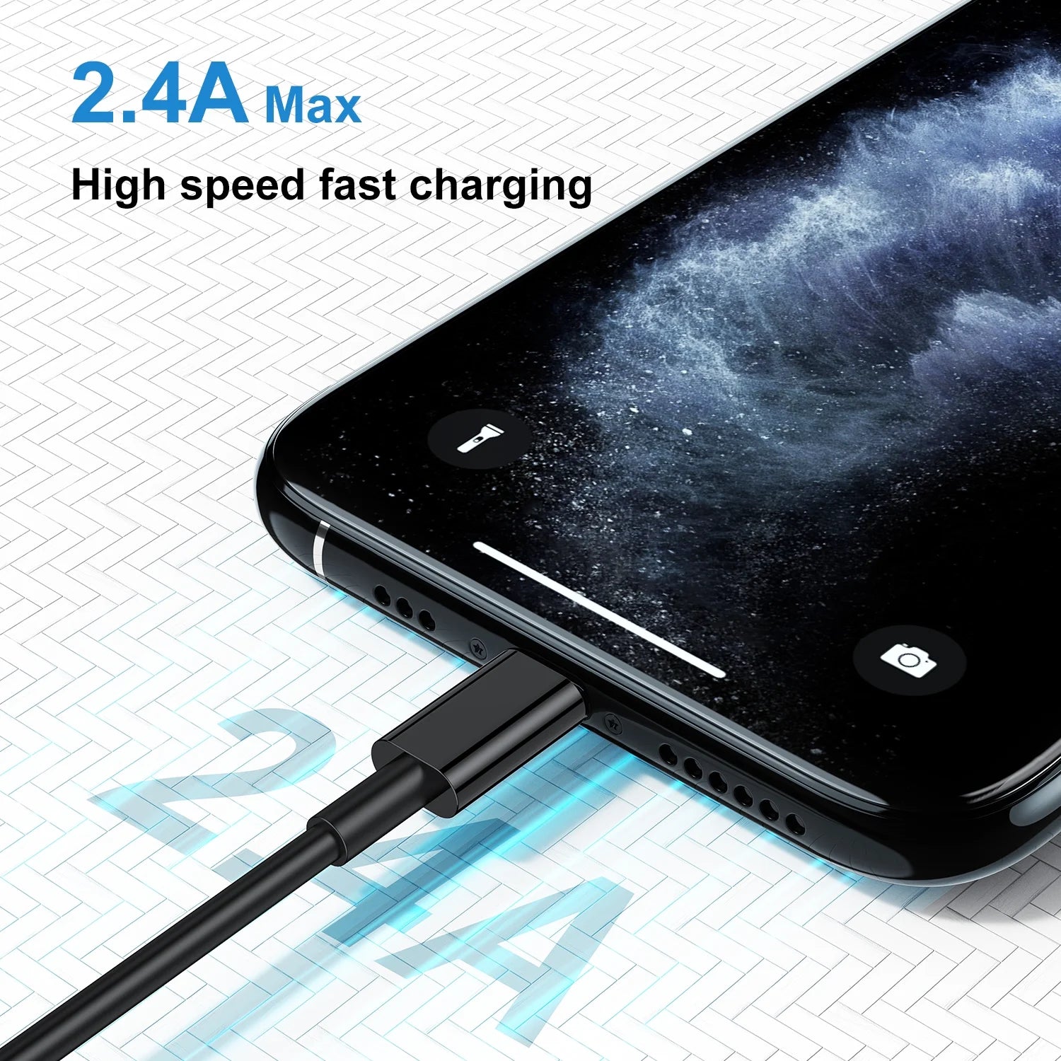 Fast Car Charger,Car Charger,With 2 Pack Cable，Compatible with Iphone Charger，For Iphone 14,Iphone 13,Iphone 12，Iphone 11