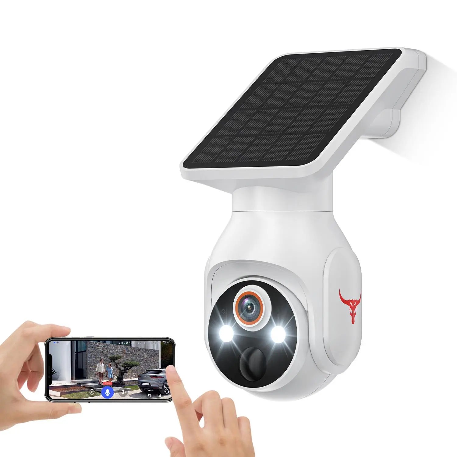 Wireless Security Camera Outdoor, 2.4Ghz Wifi, Ai Human Detection, Night Vision, Cloud Storage, Easy Install, Two-Way Audio