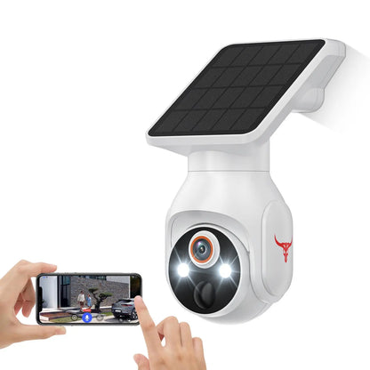 Wireless Security Camera Outdoor, 2.4Ghz Wifi, Ai Human Detection, Night Vision, Cloud Storage, Easy Install, Two-Way Audio