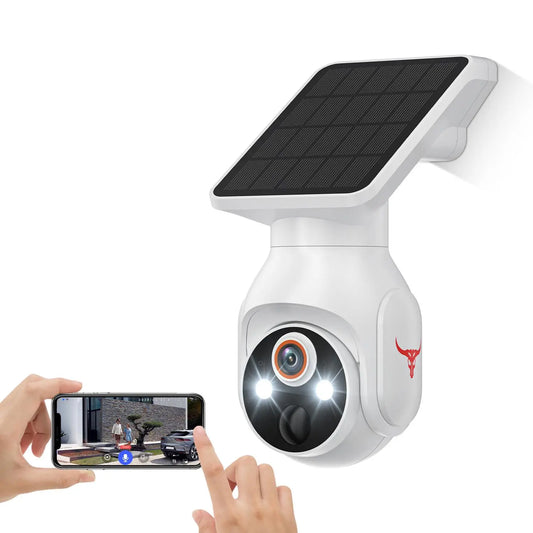 Wireless Security Camera Outdoor, 2.4Ghz Wifi, Ai Human Detection, Night Vision, Cloud Storage, Easy Install, Two-Way Audio